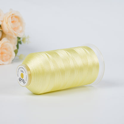 New Brothread 155+ Colors 40WT Polyester Embroidery Machine Thread | 5000M per Spool | Compatible with Brother & Variegated Colors for Commercial/Home Use