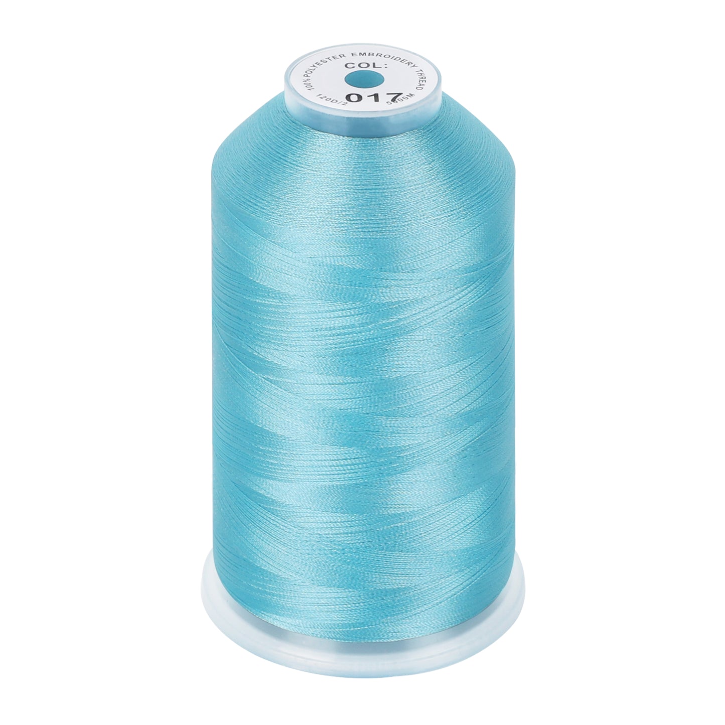 New brothread 100% Polyester with High Sheen Embroidery Thread, 5000M, 40WT(120D/2) 150+ Colors Selected for Commercial Multi Needles and Single Needle Embroidery Machine