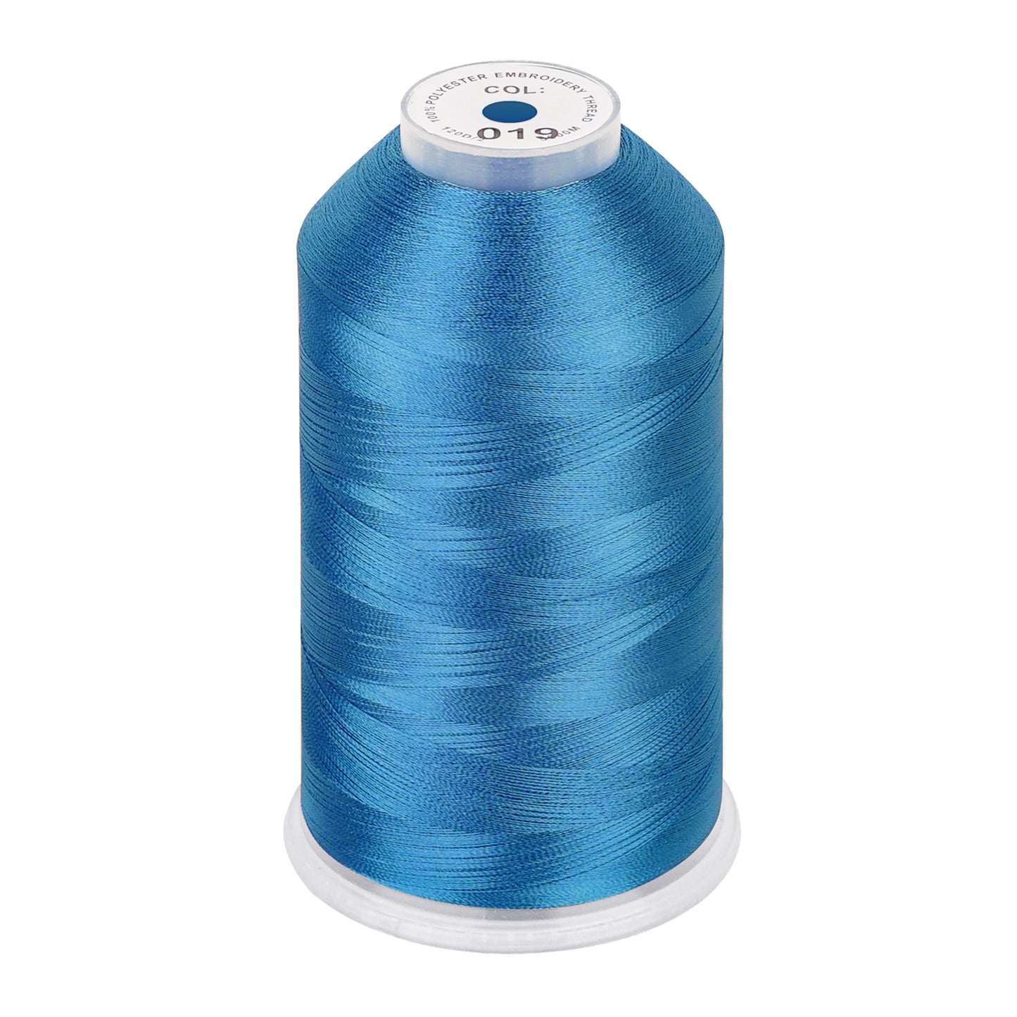 New brothread 100% Polyester with High Sheen Embroidery Thread, 5000M, 40WT(120D/2) 150+ Colors Selected for Commercial Multi Needles and Single Needle Embroidery Machine