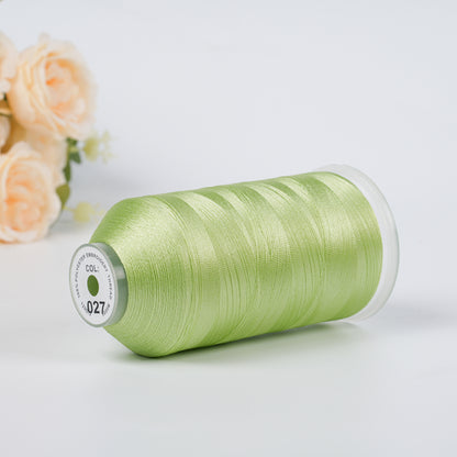 New Brothread 155+ Colors 40WT Polyester Embroidery Machine Thread | 5000M per Spool | Compatible with Brother & Variegated Colors for Commercial/Home Use