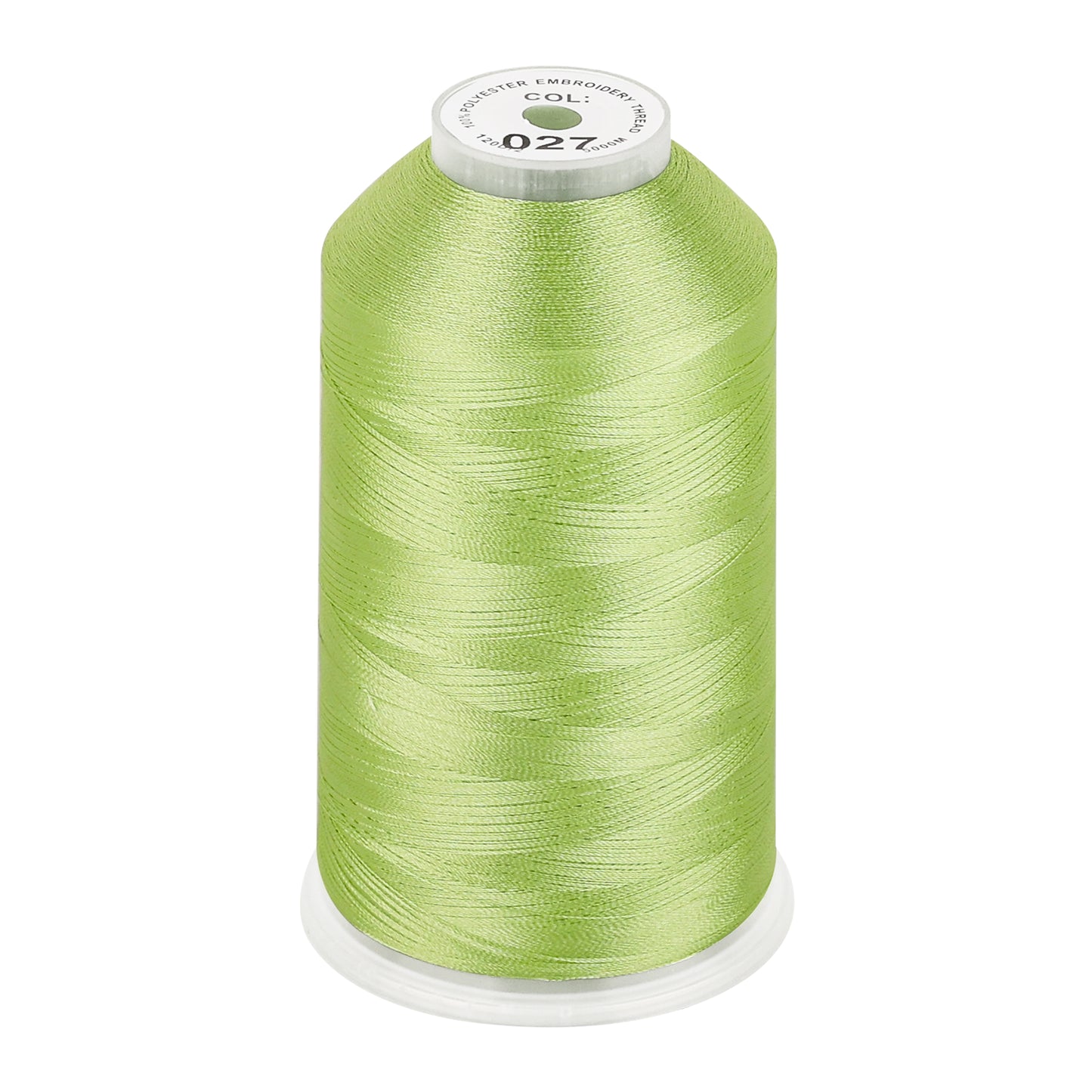 New brothread 100% Polyester with High Sheen Embroidery Thread, 5000M, 40WT(120D/2) 150+ Colors Selected for Commercial Multi Needles and Single Needle Embroidery Machine