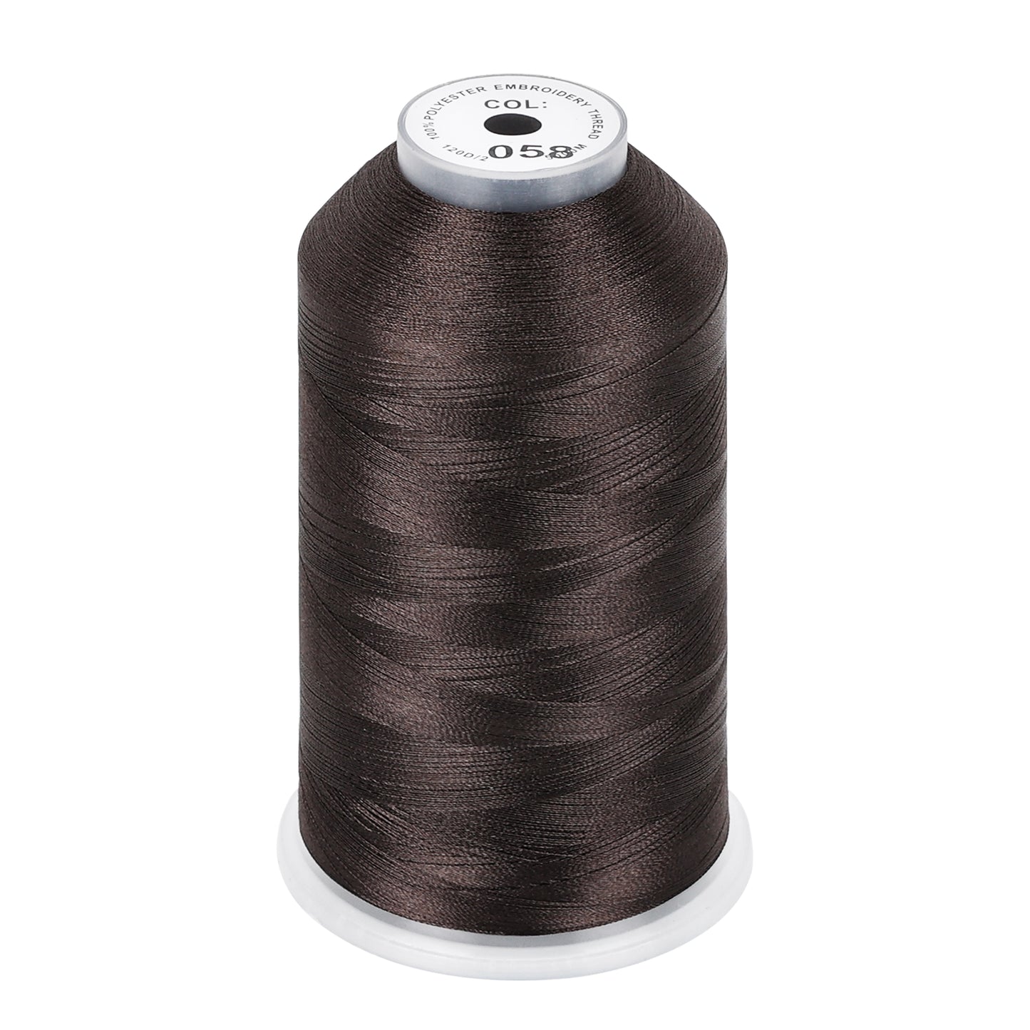 New brothread 100% Polyester with High Sheen Embroidery Thread, 5000M, 40WT(120D/2) 150+ Colors Selected for Commercial Multi Needles and Single Needle Embroidery Machine