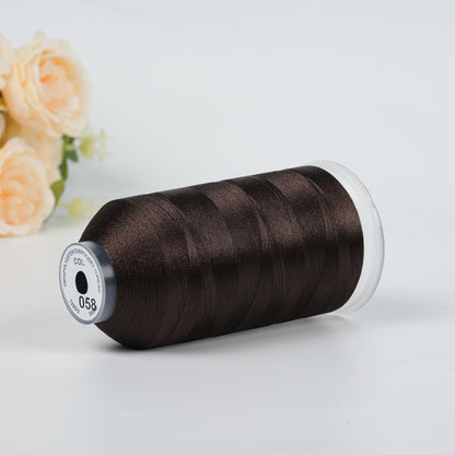 New Brothread 155+ Colors 40WT Polyester Embroidery Machine Thread | 5000M per Spool | Compatible with Brother & Variegated Colors for Commercial/Home Use