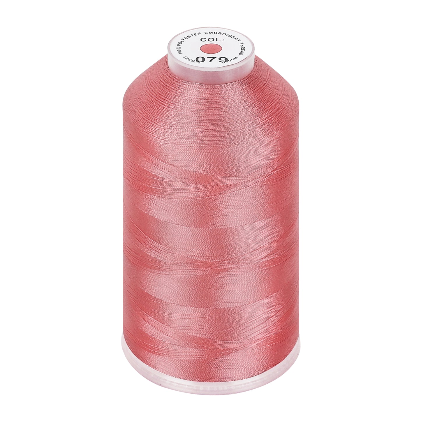 New brothread 100% Polyester with High Sheen Embroidery Thread, 5000M, 40WT(120D/2) 150+ Colors Selected for Commercial Multi Needles and Single Needle Embroidery Machine