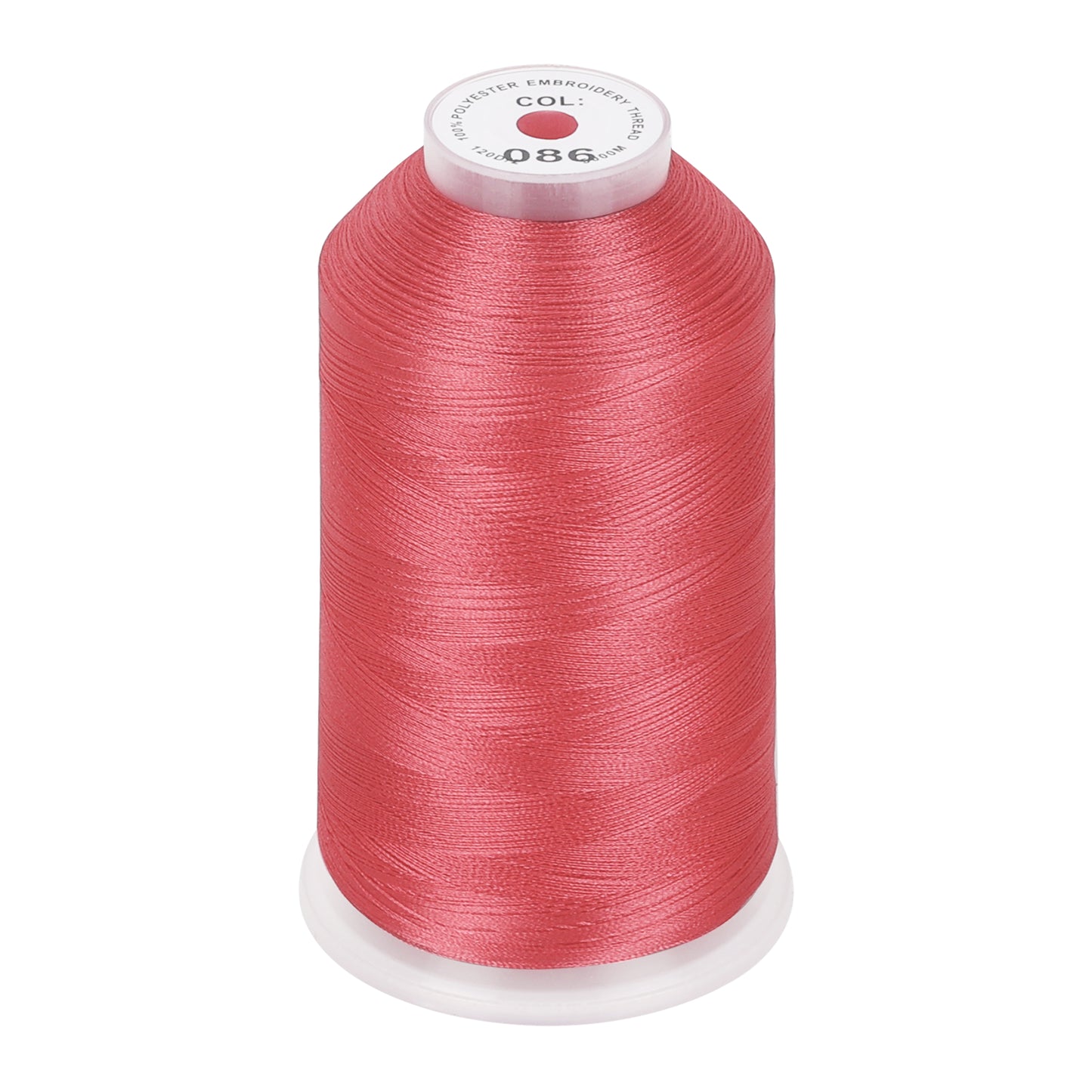 New brothread 100% Polyester with High Sheen Embroidery Thread, 5000M, 40WT(120D/2) 150+ Colors Selected for Commercial Multi Needles and Single Needle Embroidery Machine