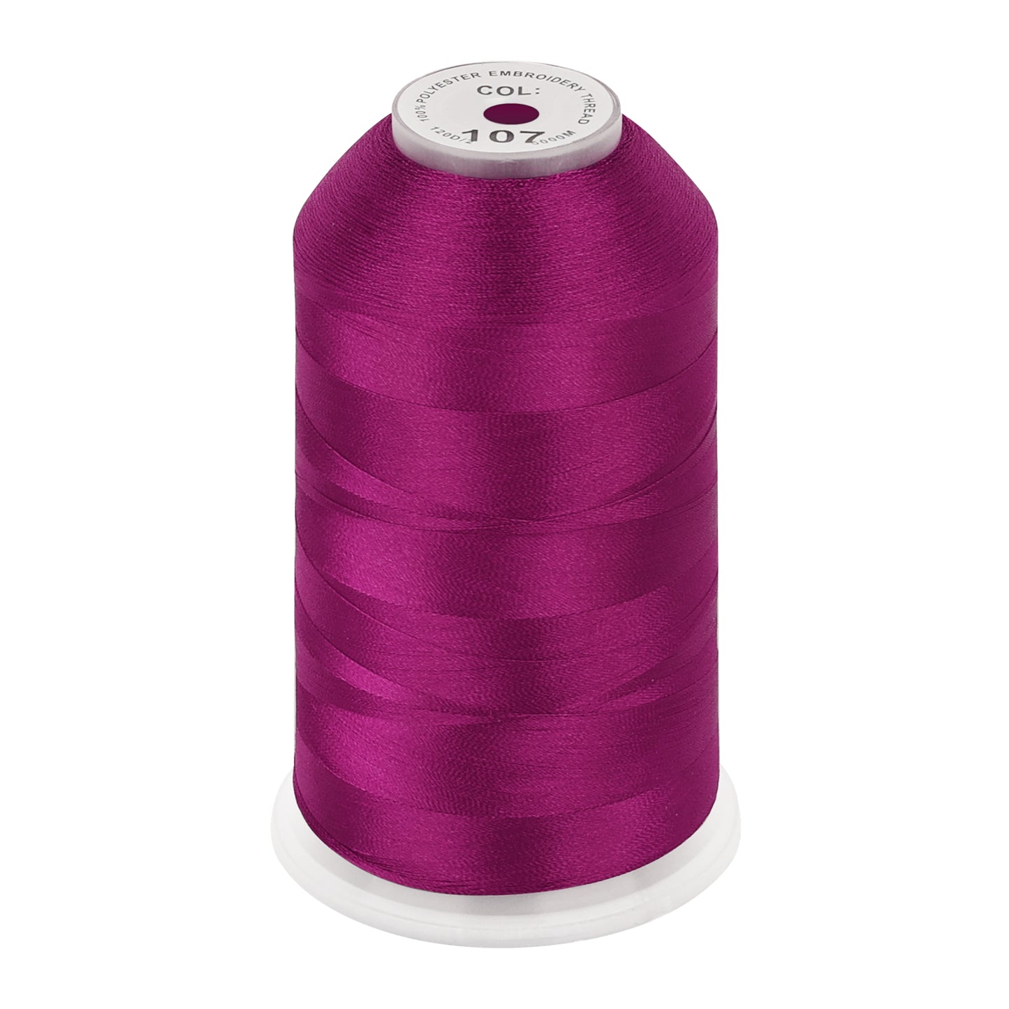 New brothread 100% Polyester with High Sheen Embroidery Thread, 5000M, 40WT(120D/2) 150+ Colors Selected for Commercial Multi Needles and Single Needle Embroidery Machine