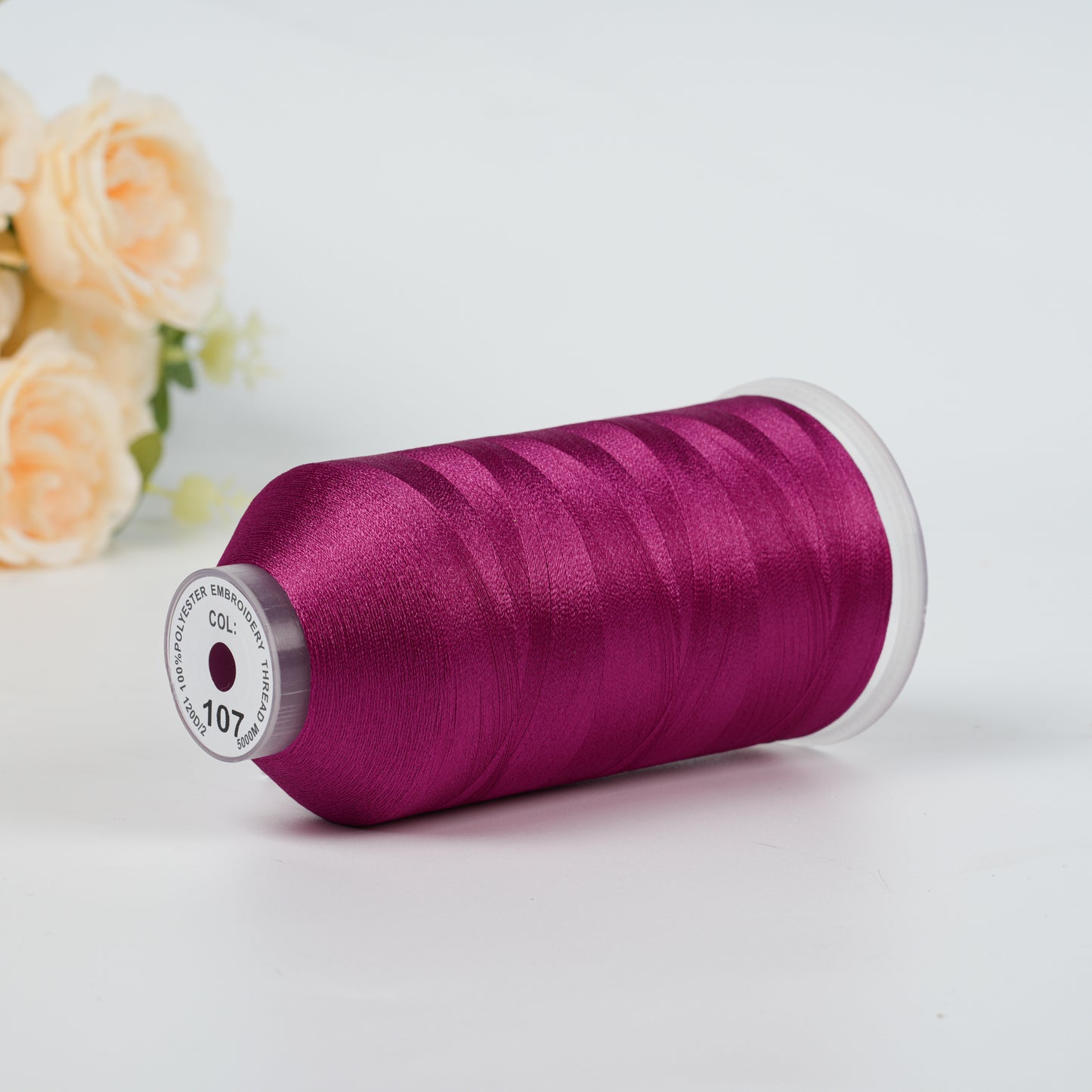 New Brothread 155+ Colors 40WT Polyester Embroidery Machine Thread | 5000M per Spool | Compatible with Brother & Variegated Colors for Commercial/Home Use