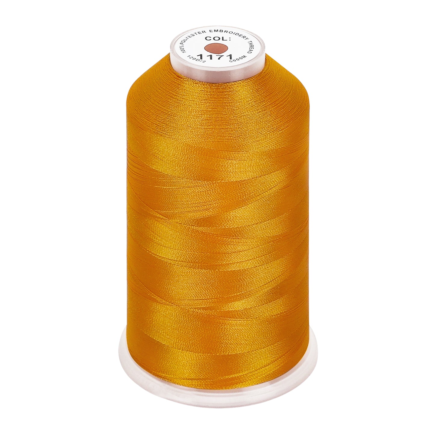 New brothread 100% Polyester with High Sheen Embroidery Thread, 5000M, 40WT(120D/2) 150+ Colors Selected for Commercial Multi Needles and Single Needle Embroidery Machine