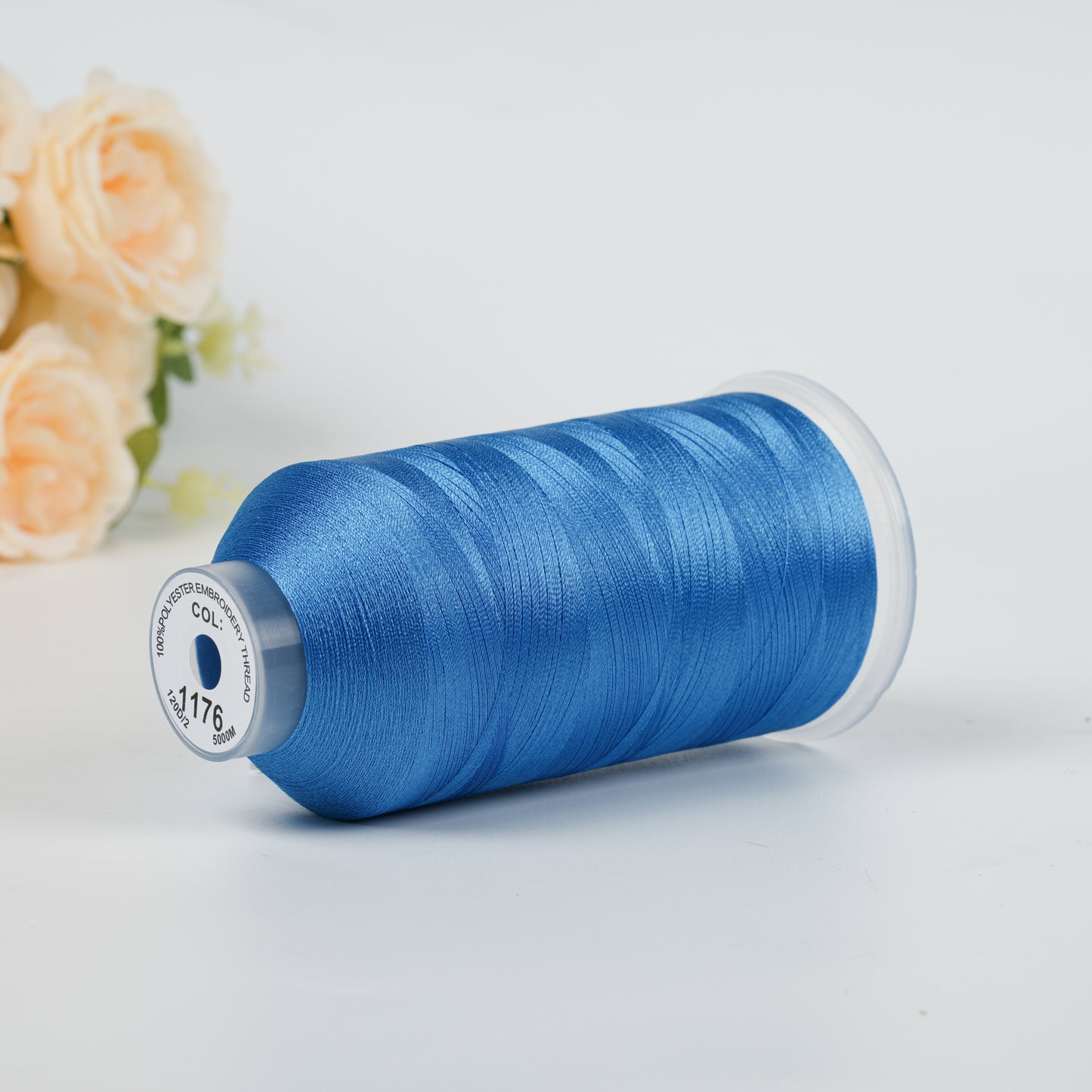 New Brothread 155+ Colors 40WT Polyester Embroidery Machine Thread | 5000M per Spool | Compatible with Brother & Variegated Colors for Commercial/Home Use