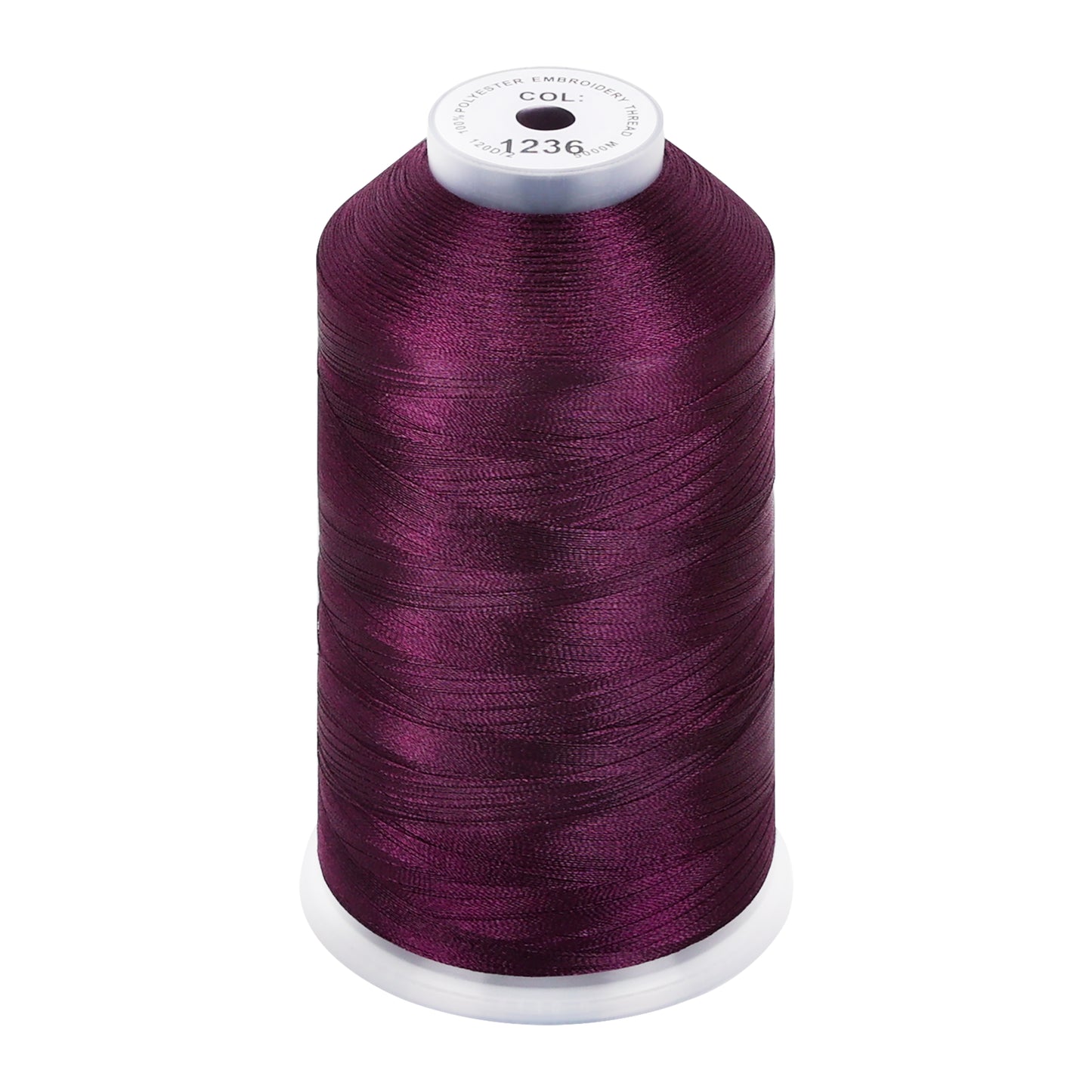 New brothread 100% Polyester with High Sheen Embroidery Thread, 5000M, 40WT(120D/2) 150+ Colors Selected for Commercial Multi Needles and Single Needle Embroidery Machine