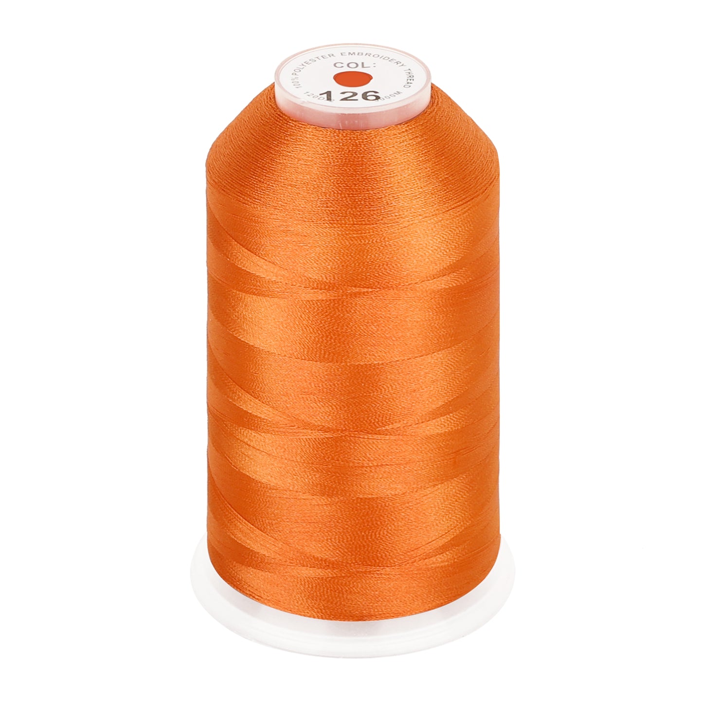 New brothread 100% Polyester with High Sheen Embroidery Thread, 5000M, 40WT(120D/2) 150+ Colors Selected for Commercial Multi Needles and Single Needle Embroidery Machine