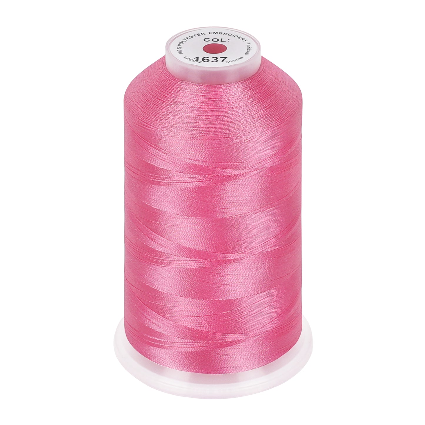 New brothread 100% Polyester with High Sheen Embroidery Thread, 5000M, 40WT(120D/2) 150+ Colors Selected for Commercial Multi Needles and Single Needle Embroidery Machine