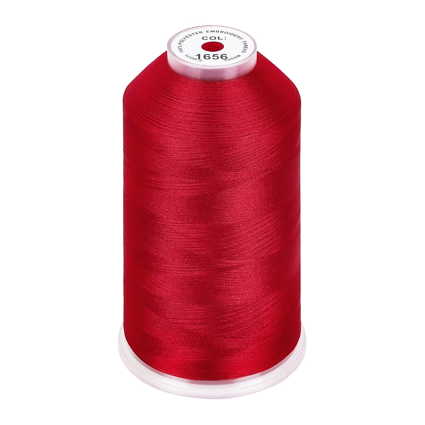 New brothread 100% Polyester with High Sheen Embroidery Thread, 5000M, 40WT(120D/2) 150+ Colors Selected for Commercial Multi Needles and Single Needle Embroidery Machine