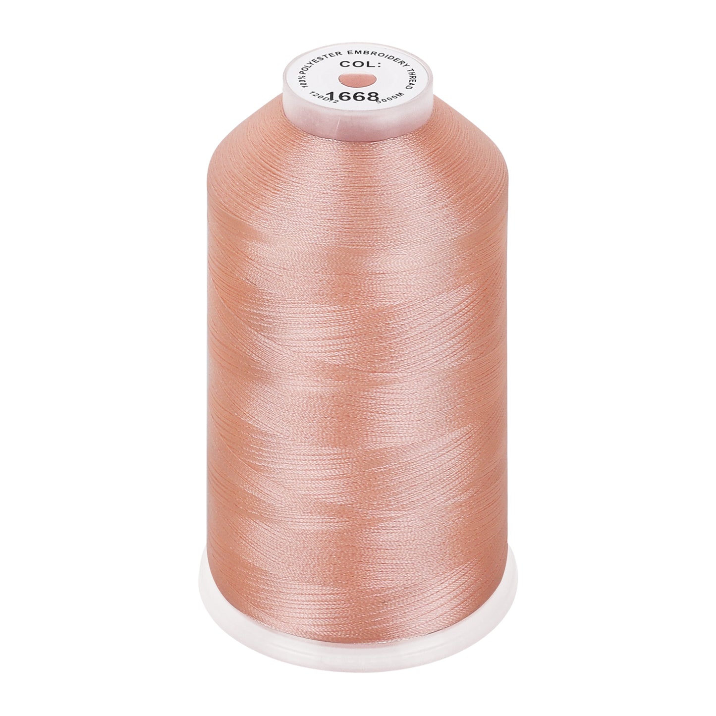 New brothread 100% Polyester with High Sheen Embroidery Thread, 5000M, 40WT(120D/2) 150+ Colors Selected for Commercial Multi Needles and Single Needle Embroidery Machine