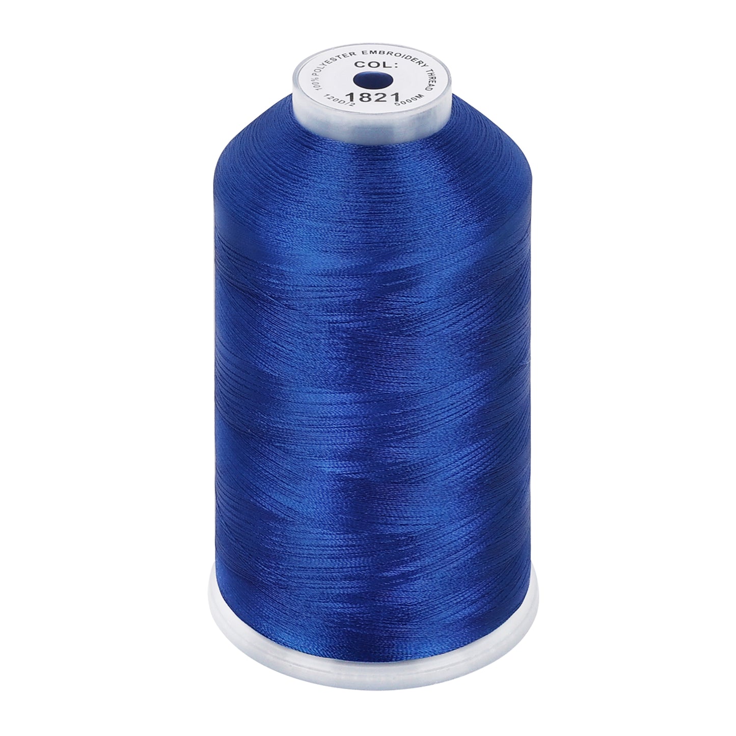 New brothread 100% Polyester with High Sheen Embroidery Thread, 5000M, 40WT(120D/2) 150+ Colors Selected for Commercial Multi Needles and Single Needle Embroidery Machine