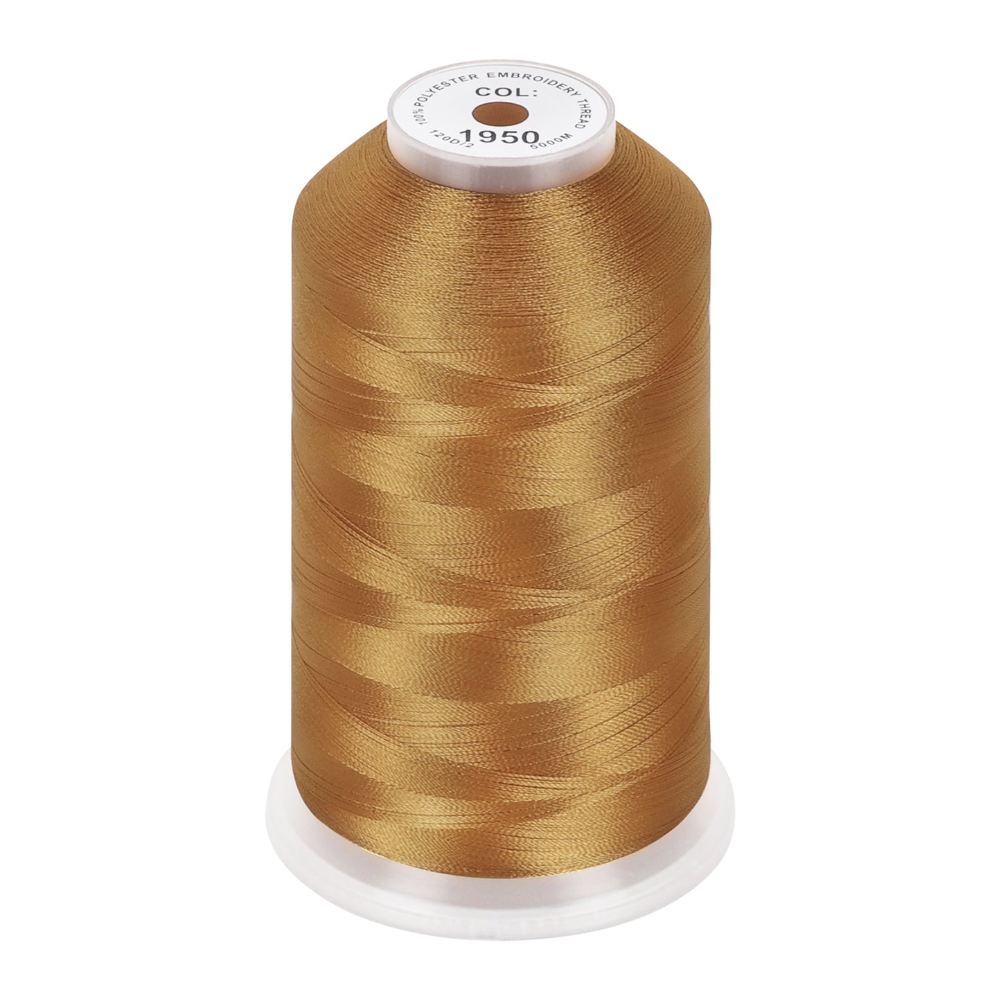 New brothread 100% Polyester with High Sheen Embroidery Thread, 5000M, 40WT(120D/2) 150+ Colors Selected for Commercial Multi Needles and Single Needle Embroidery Machine