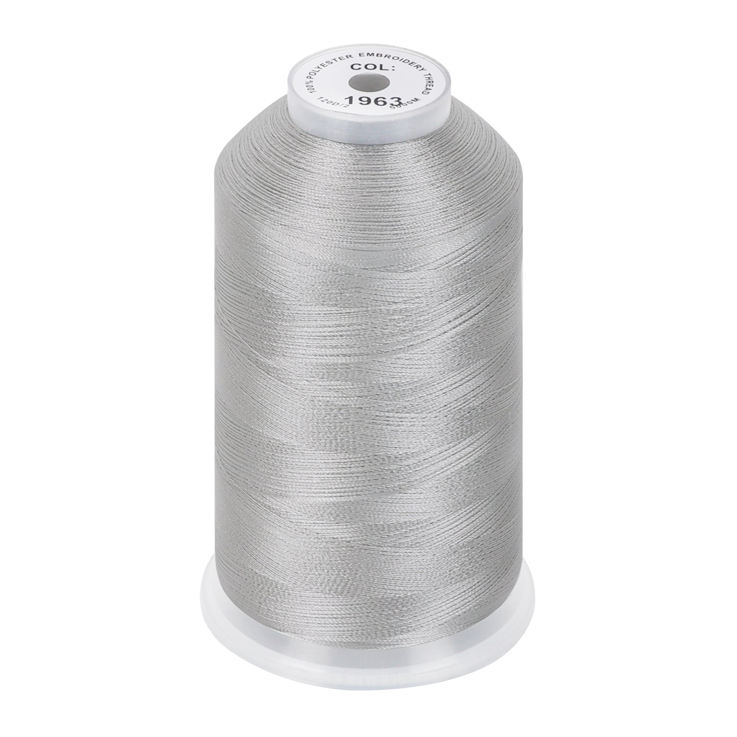 New brothread 100% Polyester with High Sheen Embroidery Thread, 5000M, 40WT(120D/2) 150+ Colors Selected for Commercial Multi Needles and Single Needle Embroidery Machine