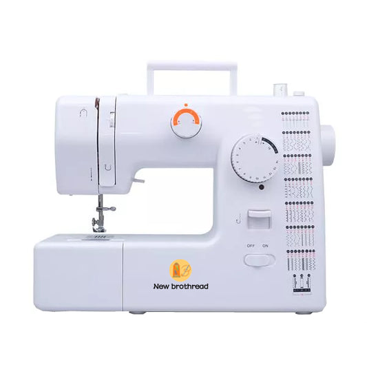 New brothread Sewing Machine with 100 Stitches, 7 Buttonholes and a Comprehensive Set of 32 Accessories for Every Project (including accessories and embroidery threads).