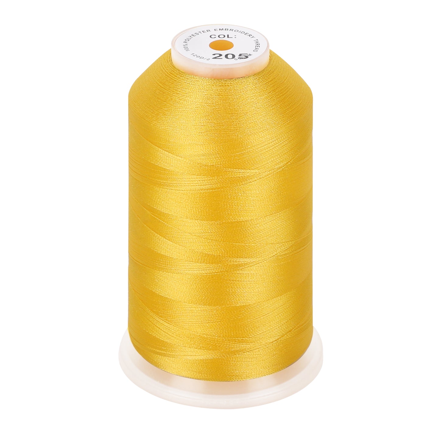 New brothread 100% Polyester with High Sheen Embroidery Thread, 5000M, 40WT(120D/2) 150+ Colors Selected for Commercial Multi Needles and Single Needle Embroidery Machine