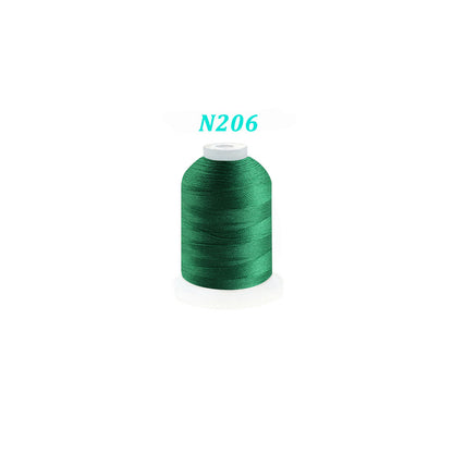 New brothread Single Huge Spool 1000M Each Polyester Embroidery Machine Thread 40WT - Janome Colors
