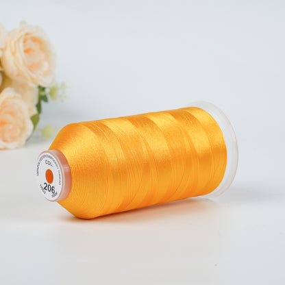 New Brothread 155+ Colors 40WT Polyester Embroidery Machine Thread | 5000M per Spool | Compatible with Brother & Variegated Colors for Commercial/Home Use