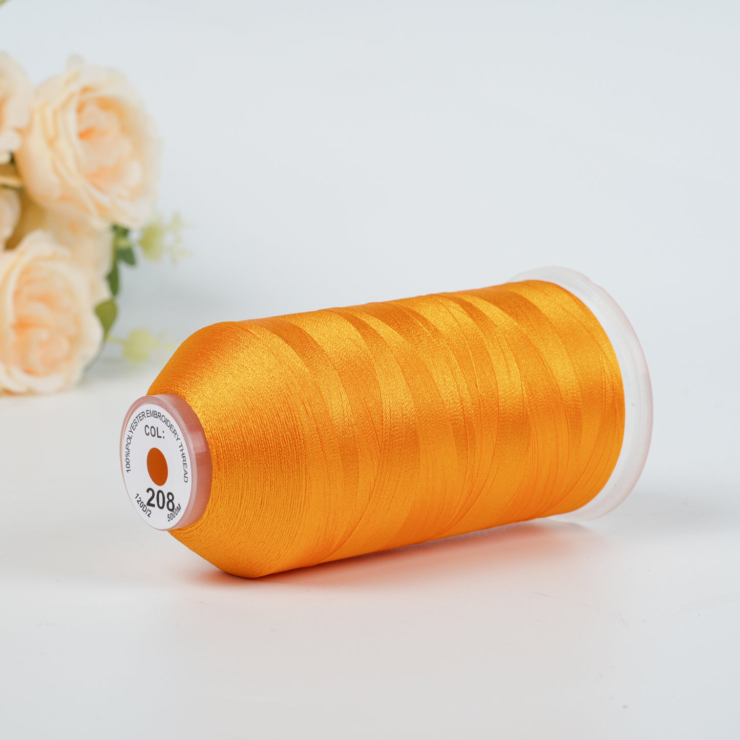 New Brothread 40WT Poly Thread | 5000M per Spool | Includes Brother & Variegated Colors for Commercial/Home Use