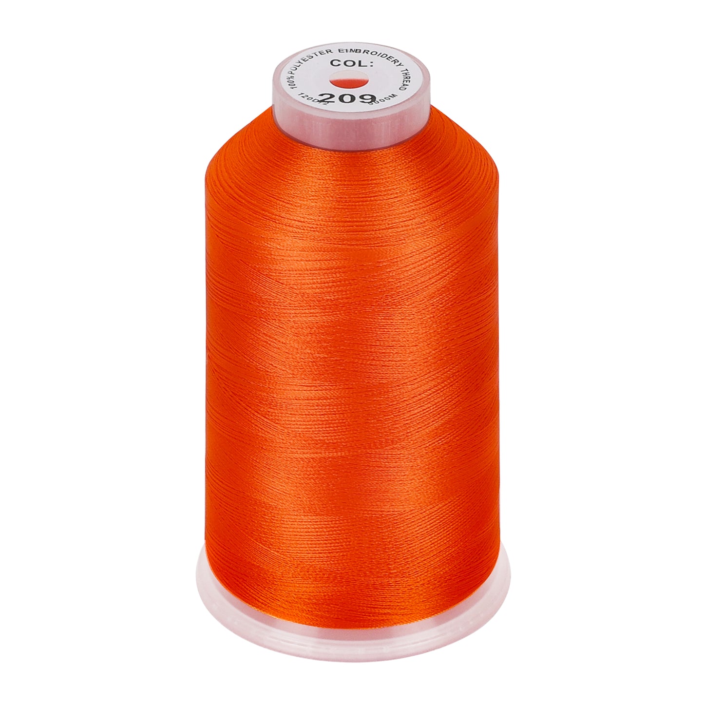 New brothread 100% Polyester with High Sheen Embroidery Thread, 5000M, 40WT(120D/2) 150+ Colors Selected for Commercial Multi Needles and Single Needle Embroidery Machine