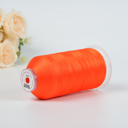 New Brothread 155+ Colors 40WT Polyester Embroidery Machine Thread | 5000M per Spool | Compatible with Brother & Variegated Colors for Commercial/Home Use