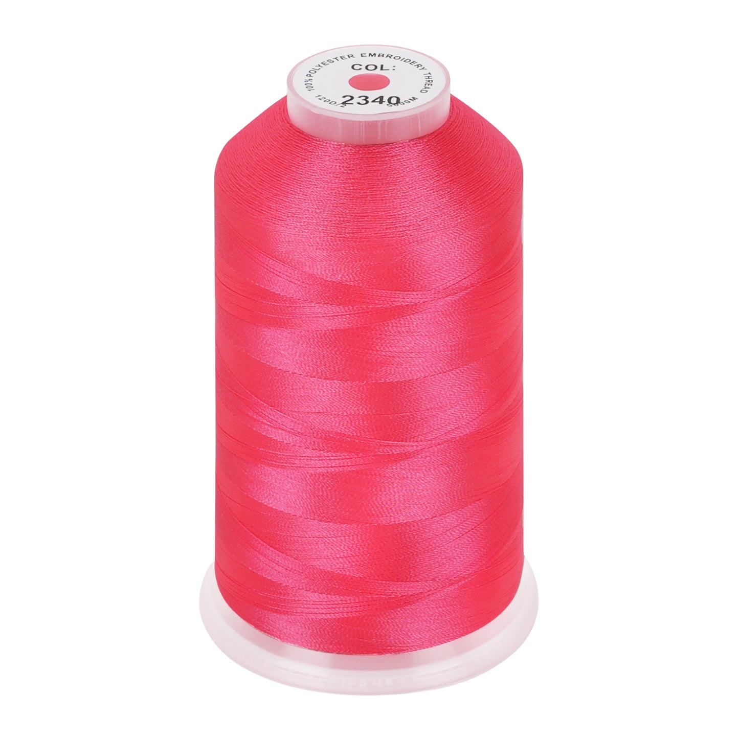 New brothread 100% Polyester with High Sheen Embroidery Thread, 5000M, 40WT(120D/2) 150+ Colors Selected for Commercial Multi Needles and Single Needle Embroidery Machine
