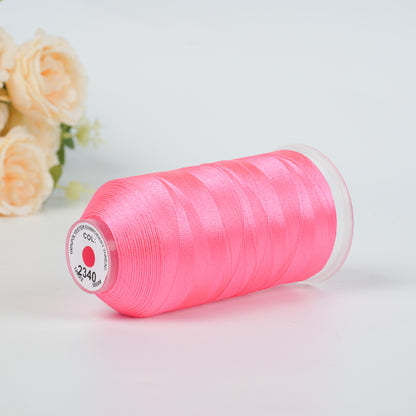 New Brothread 155+ Colors 40WT Polyester Embroidery Machine Thread | 5000M per Spool | Compatible with Brother & Variegated Colors for Commercial/Home Use