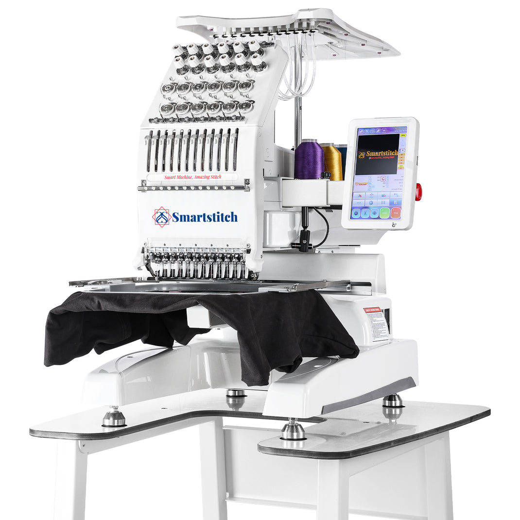Emb Machine Smartstitch Embroidery Machine S-1001,10 Needles,Max Speed 1200RPM,Emb ...