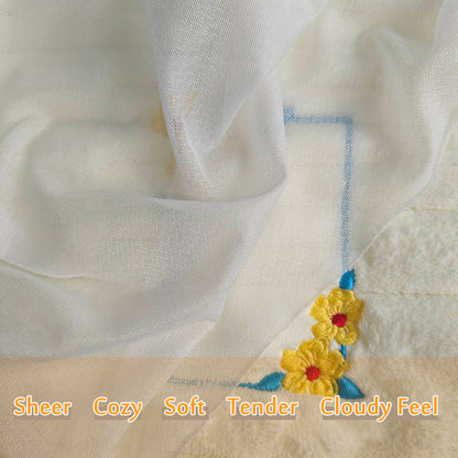 New brothread Soft & Cozy Embroidery Stitch Cover 12" x 10 Yd Fusible Light Weight Stabilizer Covering Scratchy Stitches