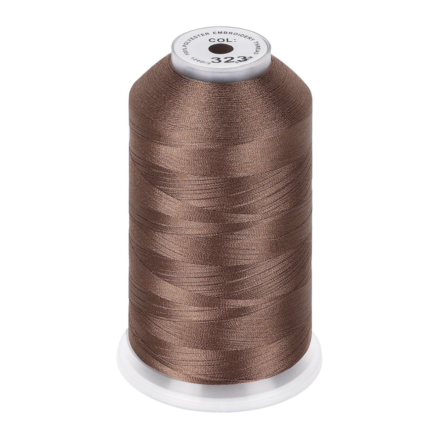 New brothread 100% Polyester with High Sheen Embroidery Thread, 5000M, 40WT(120D/2) 150+ Colors Selected for Commercial Multi Needles and Single Needle Embroidery Machine
