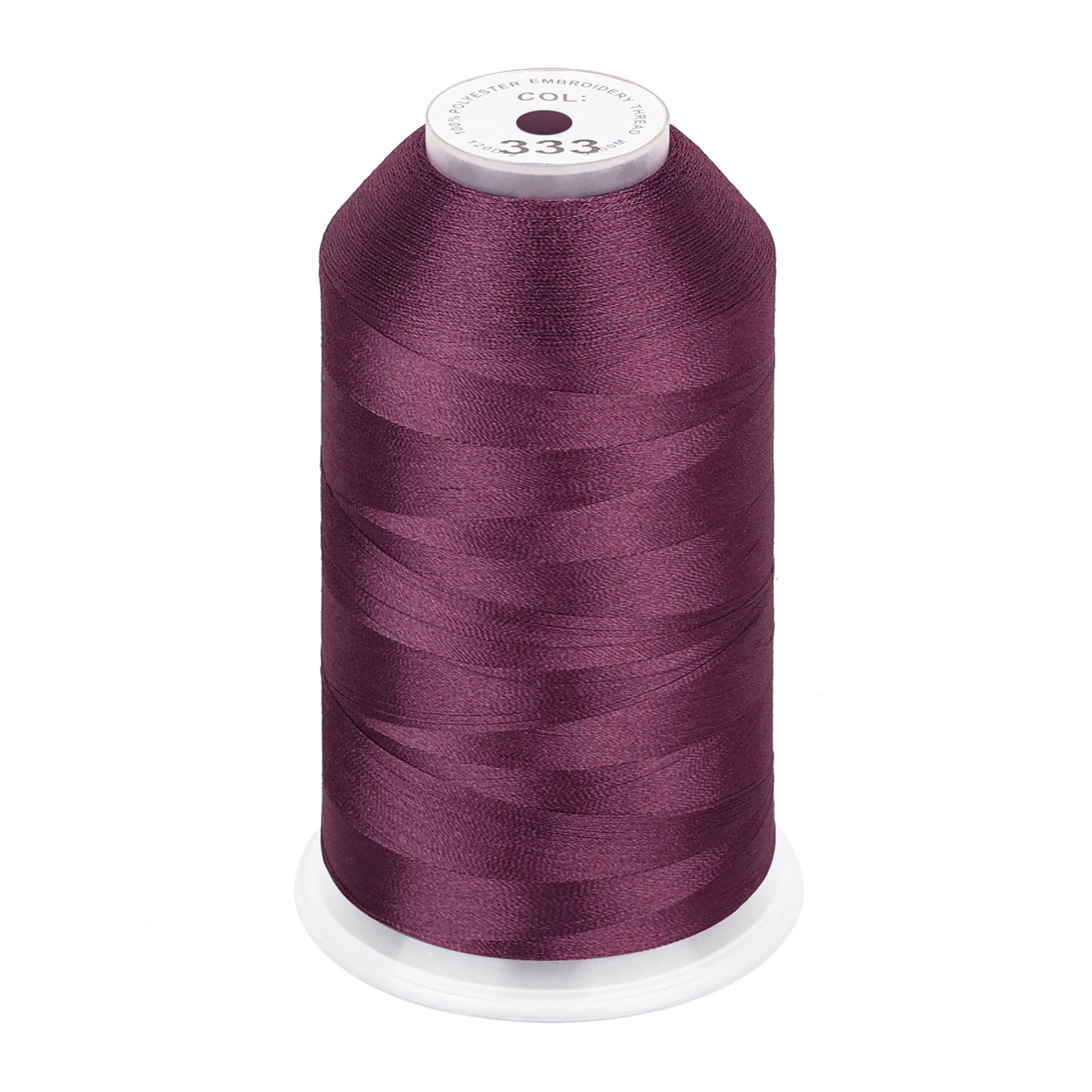 New brothread 100% Polyester with High Sheen Embroidery Thread, 5000M, 40WT(120D/2) 150+ Colors Selected for Commercial Multi Needles and Single Needle Embroidery Machine