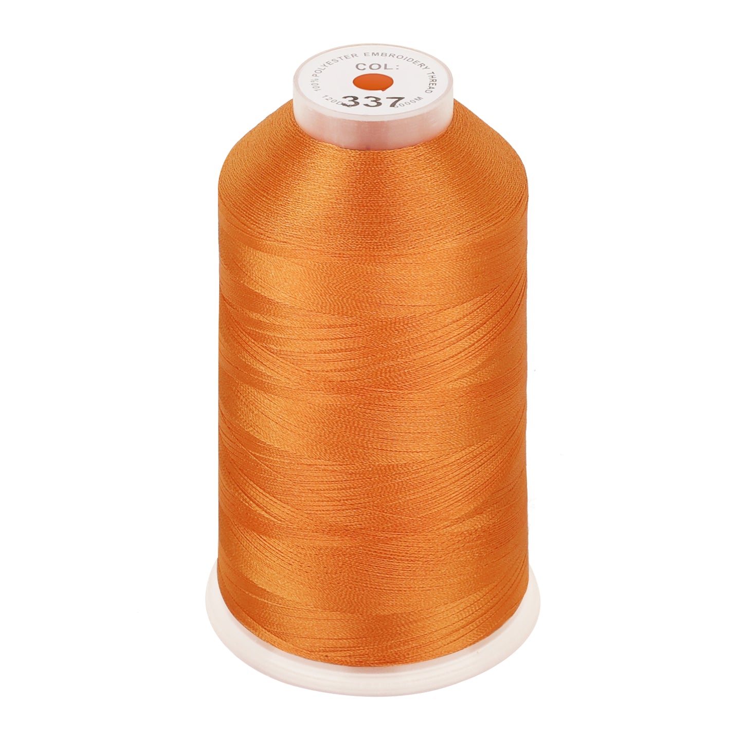 New brothread 100% Polyester with High Sheen Embroidery Thread, 5000M, 40WT(120D/2) 150+ Colors Selected for Commercial Multi Needles and Single Needle Embroidery Machine