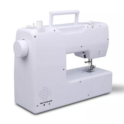 New brothread Sewing Machine with 100 Stitches, 7 Buttonholes and a Comprehensive Set of 32 Accessories for Every Project (including accessories and embroidery threads).