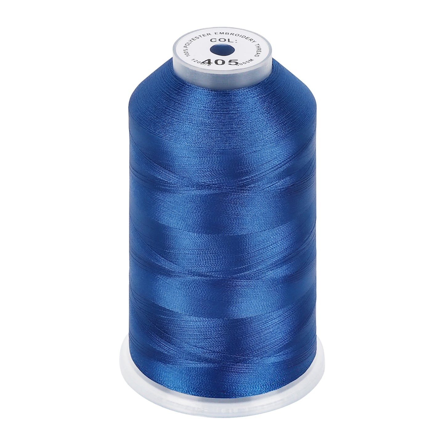New brothread 100% Polyester with High Sheen Embroidery Thread, 5000M, 40WT(120D/2) 150+ Colors Selected for Commercial Multi Needles and Single Needle Embroidery Machine
