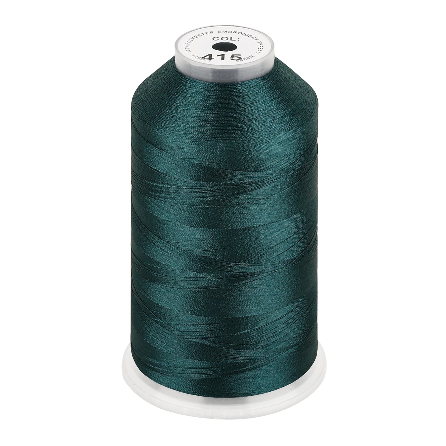 New brothread 100% Polyester with High Sheen Embroidery Thread, 5000M, 40WT(120D/2) 150+ Colors Selected for Commercial Multi Needles and Single Needle Embroidery Machine