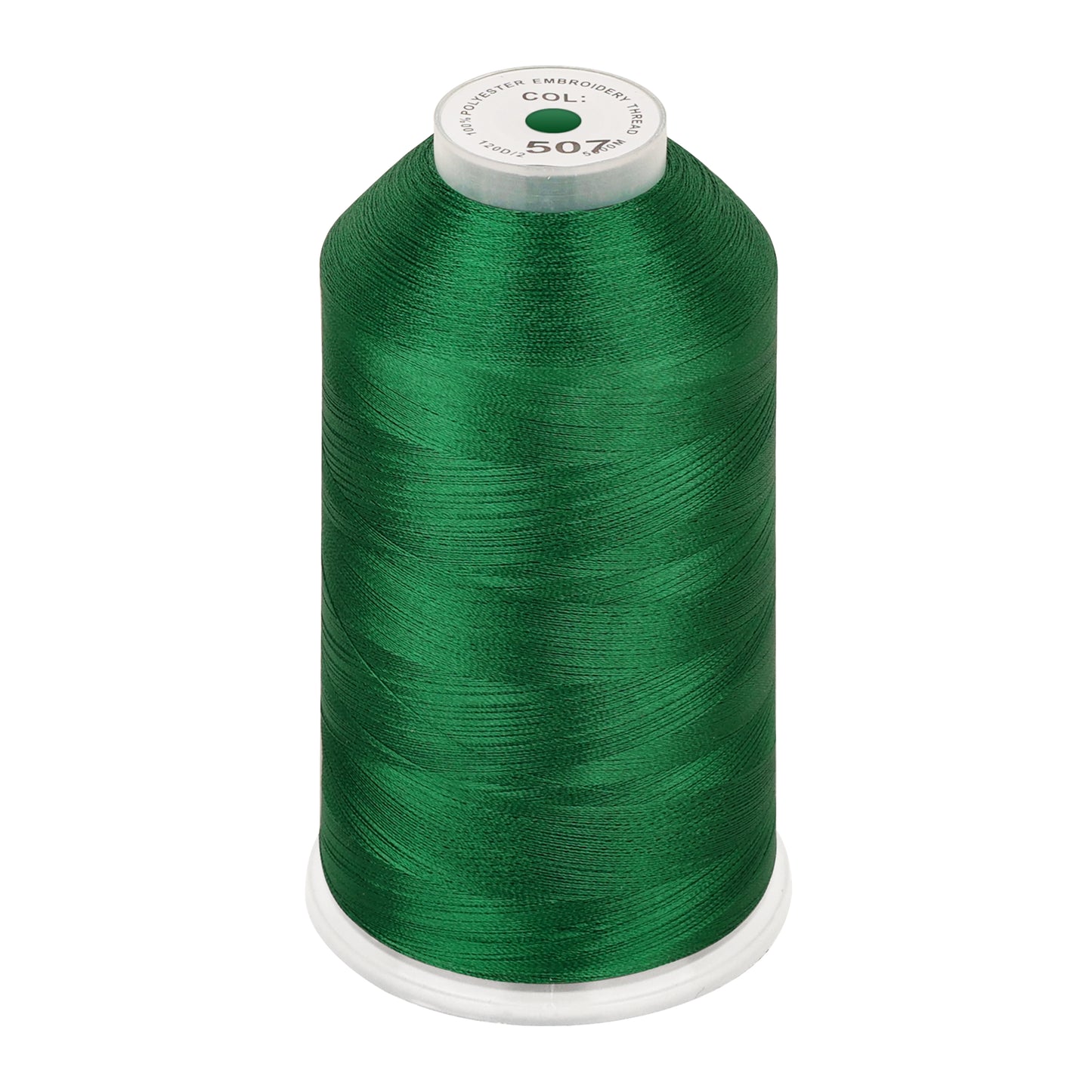 New brothread 100% Polyester with High Sheen Embroidery Thread, 5000M, 40WT(120D/2) 150+ Colors Selected for Commercial Multi Needles and Single Needle Embroidery Machine