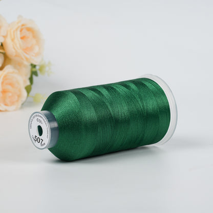 New Brothread 155+ Colors 40WT Polyester Embroidery Machine Thread | 5000M per Spool | Compatible with Brother & Variegated Colors for Commercial/Home Use