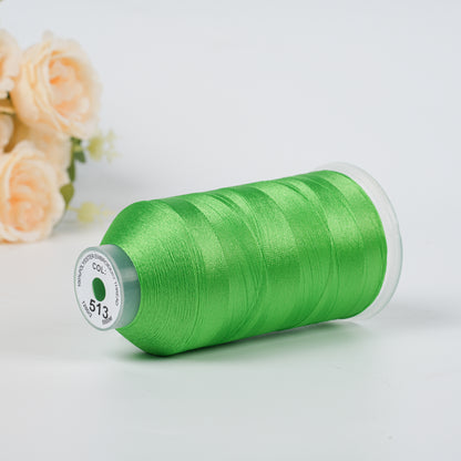 New Brothread 155+ Colors 40WT Polyester Embroidery Machine Thread | 5000M per Spool | Compatible with Brother & Variegated Colors for Commercial/Home Use