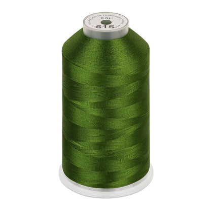 New brothread 100% Polyester with High Sheen Embroidery Thread, 5000M, 40WT(120D/2) 150+ Colors Selected for Commercial Multi Needles and Single Needle Embroidery Machine