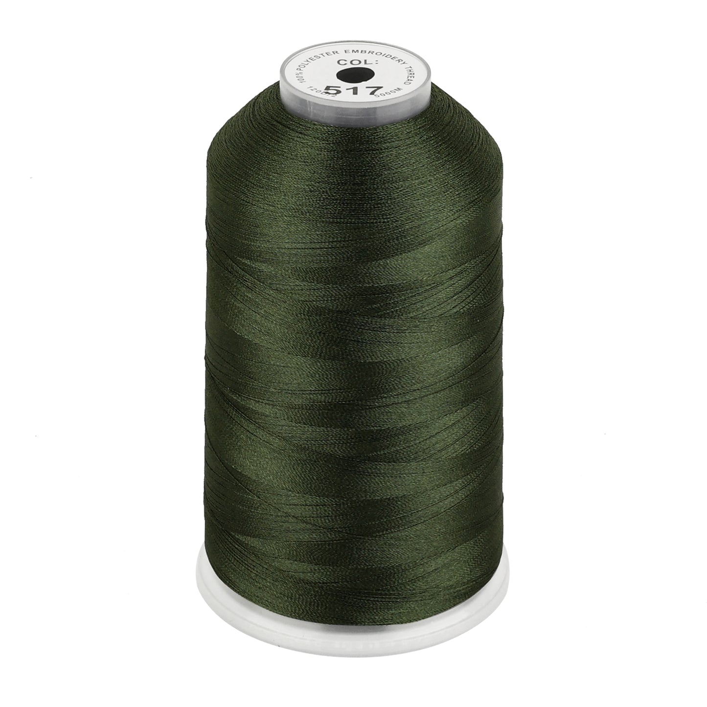 New brothread 100% Polyester with High Sheen Embroidery Thread, 5000M, 40WT(120D/2) 150+ Colors Selected for Commercial Multi Needles and Single Needle Embroidery Machine