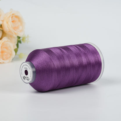 New Brothread 155+ Colors 40WT Polyester Embroidery Machine Thread | 5000M per Spool | Compatible with Brother & Variegated Colors for Commercial/Home Use