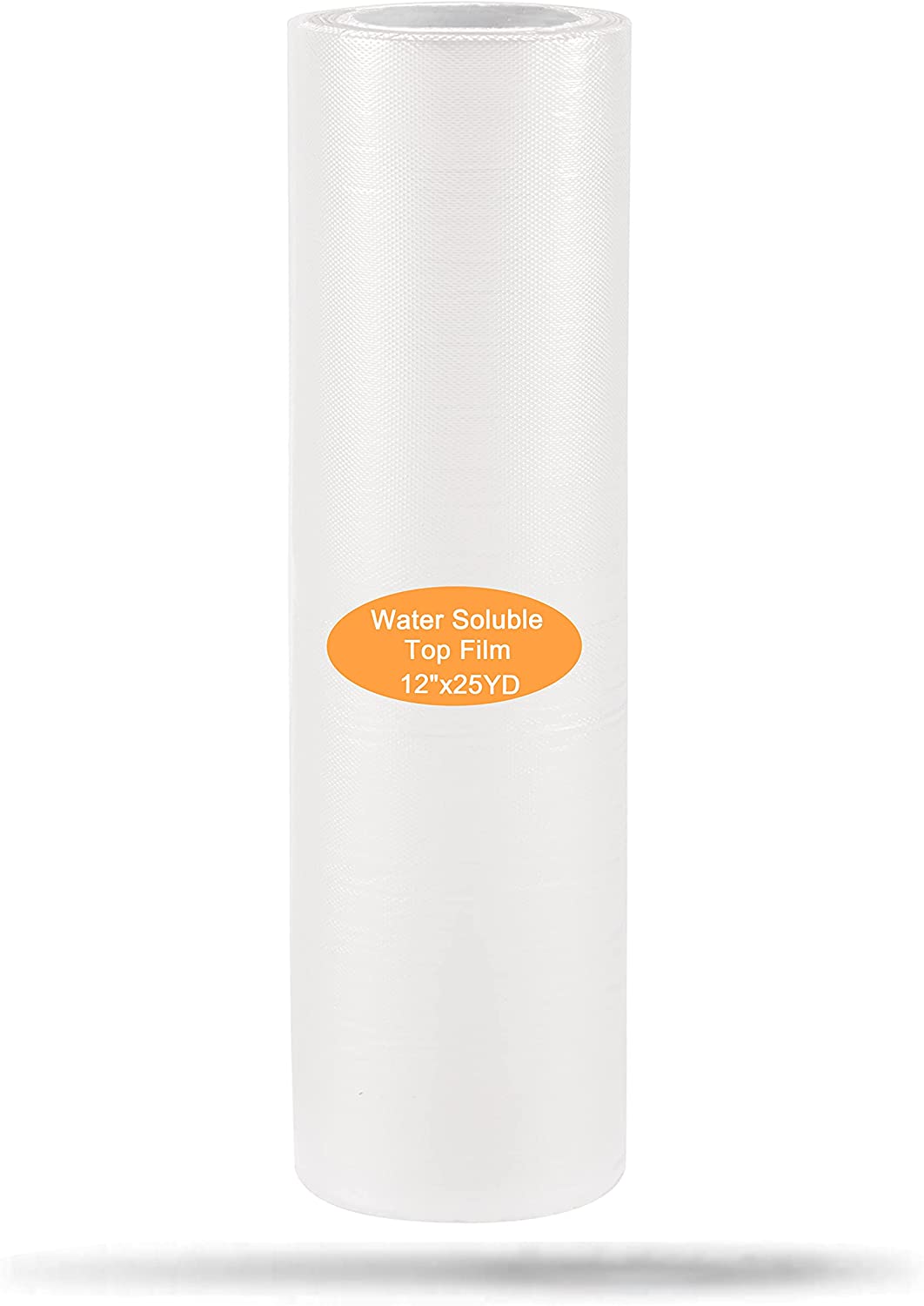 New brothread Light Weight Clear Wash Away - Water Soluble Embroidery Topping Film - 12" x 25 Yd roll