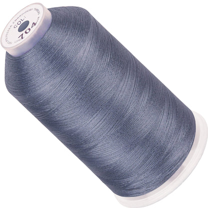 New brothread Single Huge Spool 5000M Each Polyester Embroidery Machine Thread 40WT - Brother Colors + Variegated Colors