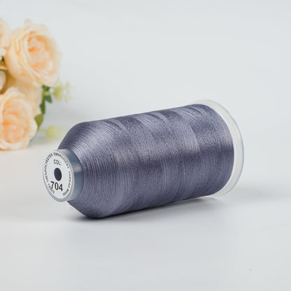 New Brothread 155+ Colors 40WT Polyester Embroidery Machine Thread | 5000M per Spool | Compatible with Brother & Variegated Colors for Commercial/Home Use