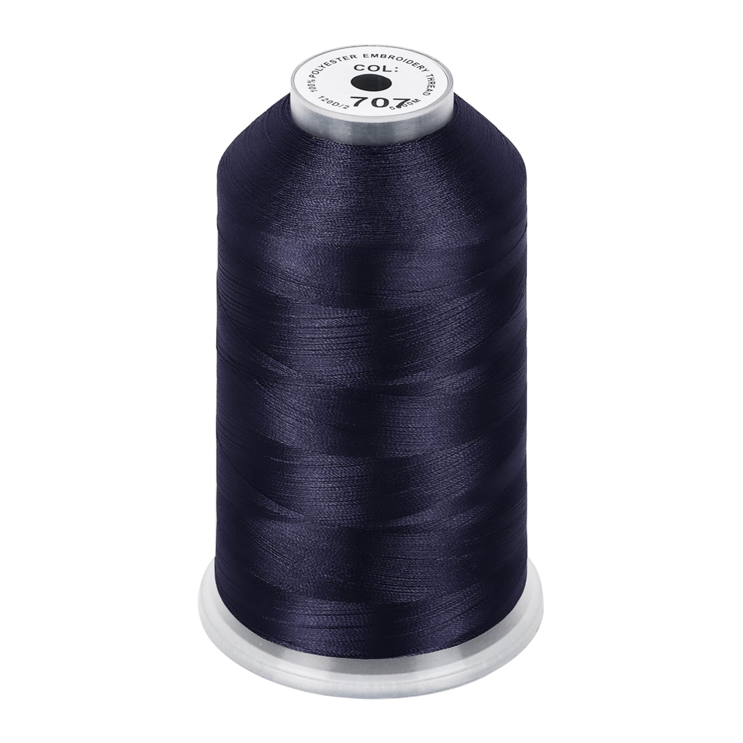 New brothread 100% Polyester with High Sheen Embroidery Thread, 5000M, 40WT(120D/2) 150+ Colors Selected for Commercial Multi Needles and Single Needle Embroidery Machine