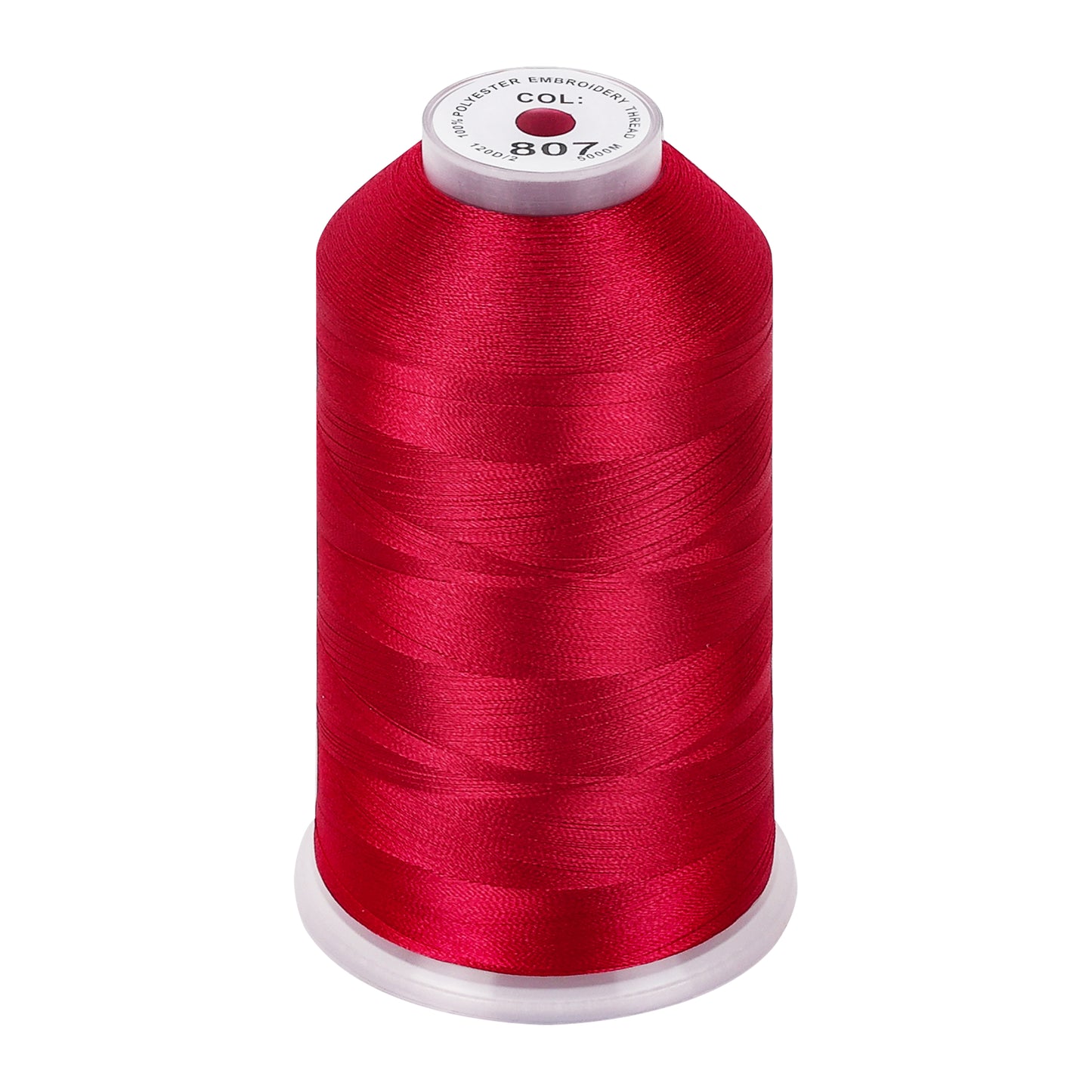 New brothread 100% Polyester with High Sheen Embroidery Thread, 5000M, 40WT(120D/2) 150+ Colors Selected for Commercial Multi Needles and Single Needle Embroidery Machine