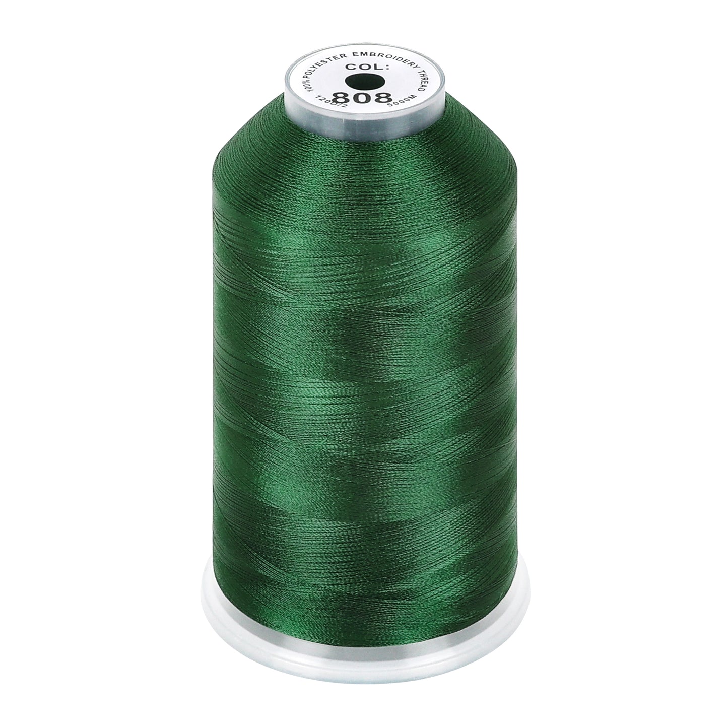 New brothread 100% Polyester with High Sheen Embroidery Thread, 5000M, 40WT(120D/2) 150+ Colors Selected for Commercial Multi Needles and Single Needle Embroidery Machine